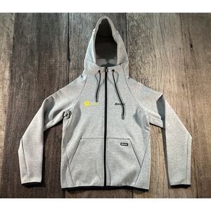 Santini 365 Grey Hoodie Jacket Mummu Cycling Medium Racing Bike